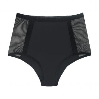 Braga  Menstrual HI WAIST Flujo Ligero L Negro